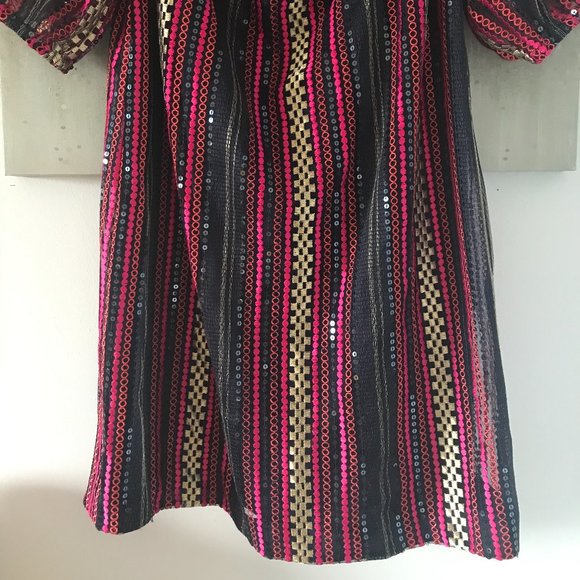 Trina Turk Junket Off-the-Shoulder Sequin Dress (NWT) - Picture 6 of 14